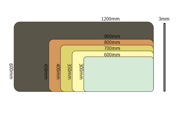 Large Office Computer Desk Mat （120cm x 60cm ）