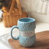 Creative Colorful Wool Ceramics Mugs - coffee mug/office Cup/Best birthday Gift