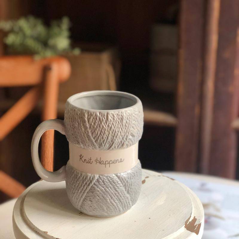 Creative Colorful Wool Ceramics Mugs - coffee mug/office Cup/Best birthday Gift