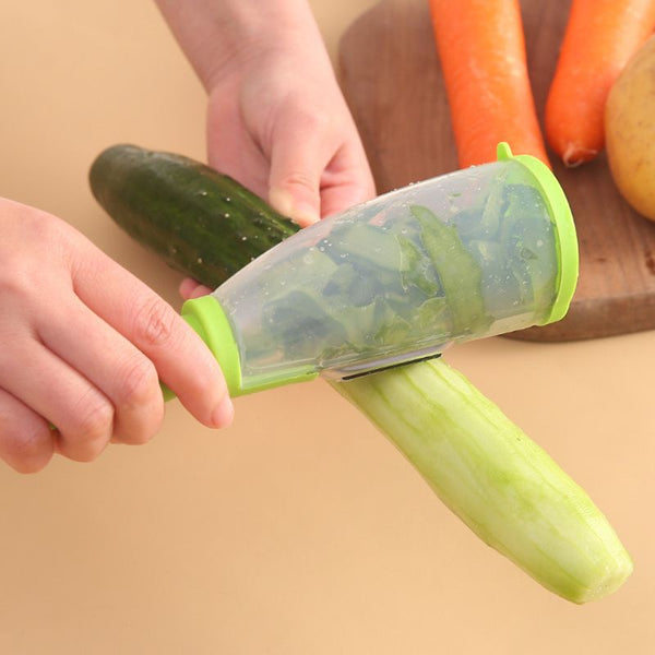 Multifunctional Storage Type Peeling Knife - Peeling Knife With Storage Tube