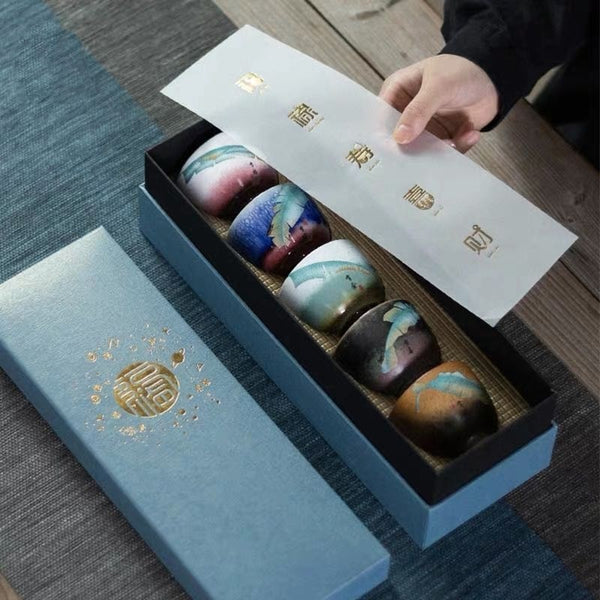 |14:200006153#Tea cup set gift box