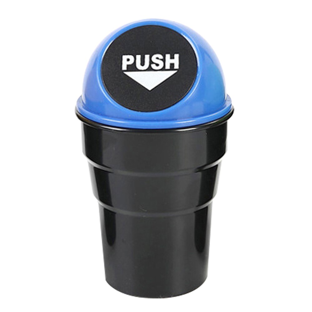 Car Trash Can with Lid - Small Car  Portable Trash Bin