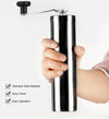 Silver Coffee Grinder - Mini Stainless Steel Handmade Coffee Bean Grinders